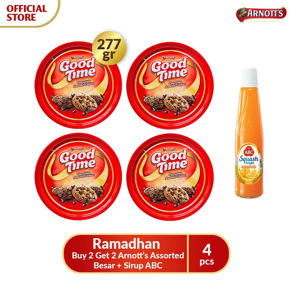 

PROMO RAMADHAN - BUY 2 GET 2 ARNOTTS ASSORTED BESAR + SIRUP ABC TERMURAH