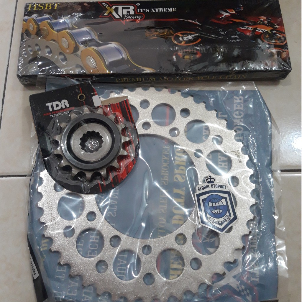Gear Set Ninja 250 Fi Z 250 Ninja Karbu Xtreme Not SSS TK DID SINNOB luwes