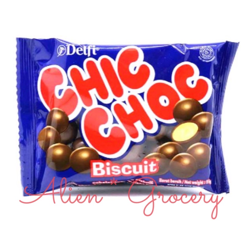 Delfi Chic Choc Biskuit Kue Coklat 40gr
