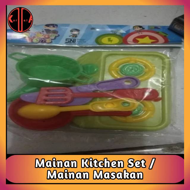 Paket Mainan Kitchen Set / Mainan Masakan / Mainan Jadul / Mainan Edukasi