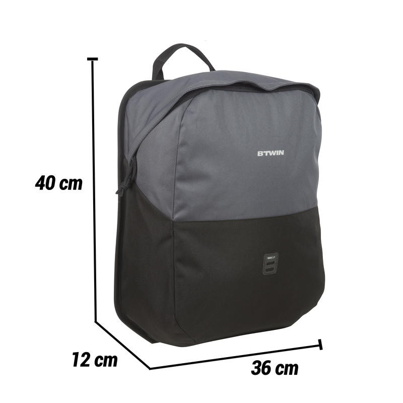 BTWIN 100 Keranjang Sepeda Pannier Bag 15L