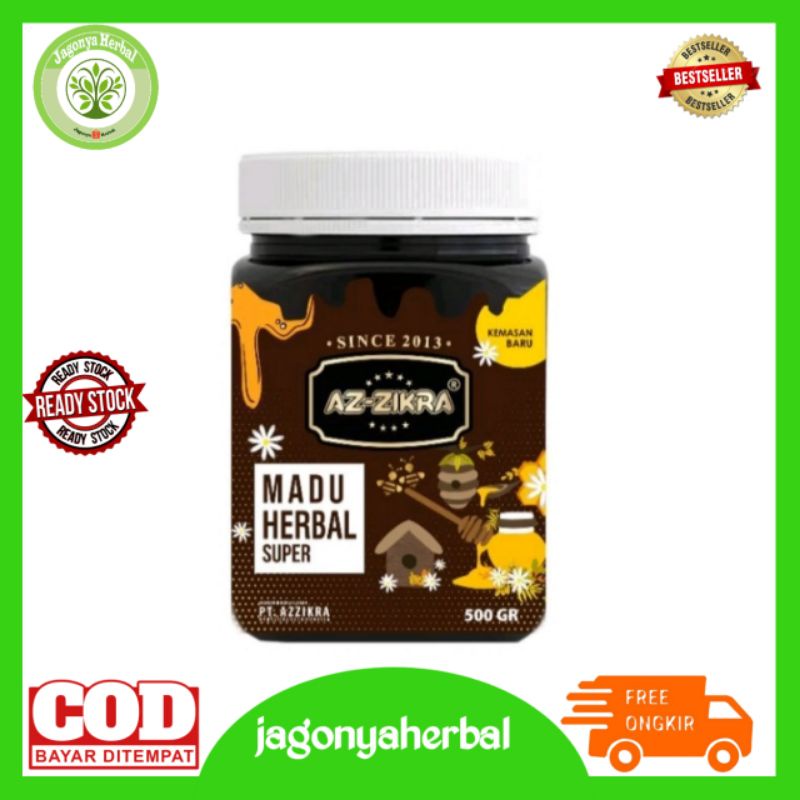 

MADU AZ ZIKRA MADU HERBAL SUPER 500GRAM / MADU AZZIKRA AZ-ZIKRA 500GR ASLI (KEMASAN BARU ORIGINAL)