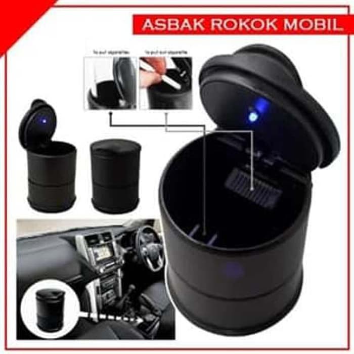 Asbak Mobil LED Biru