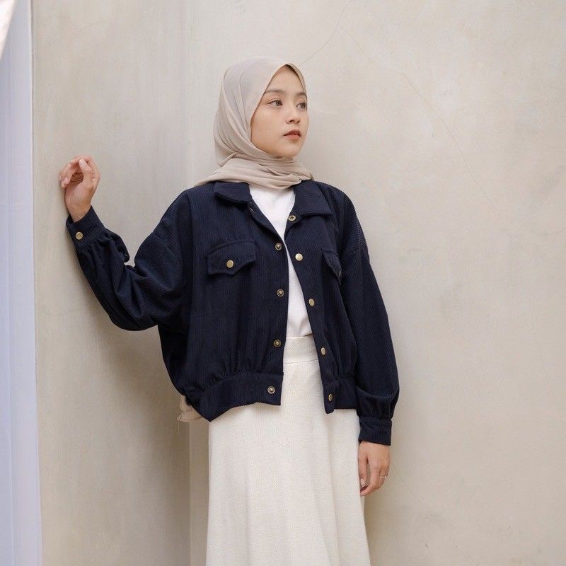 corduroy jacket by edmee