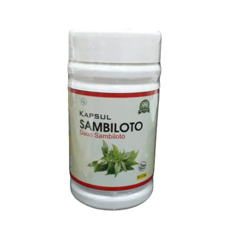 Kapsul Sambiloto / Sambiroto 99 Herbal Original Green Chiretta Penyakit Paru Radang Mengobati Amandel dan Membantu Memelihara Daya Tahan Tubuh