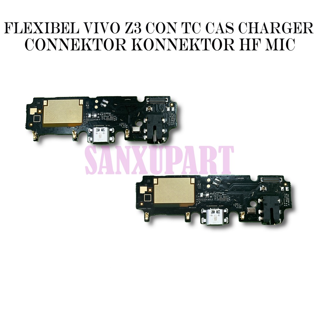 FLEXI FLEXIBLE KONEKTOR CHARGER CON CAS VIVO Z3 FLEXIBEL CON TC HF AUDIO JACK