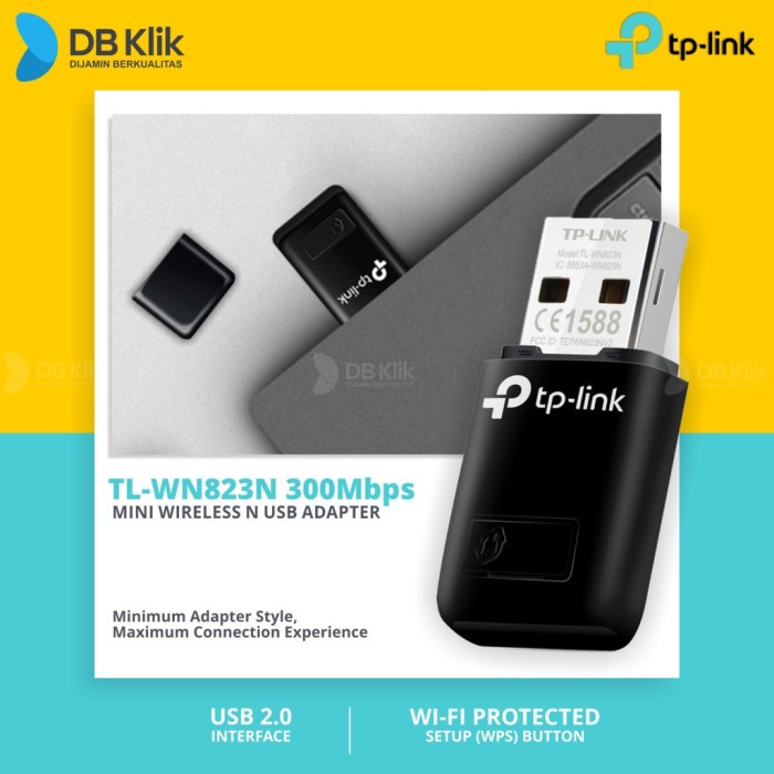 TP-Link TL-WN823N 300Mbps Mini Wireless N USB Adapter - TPLink WN823N