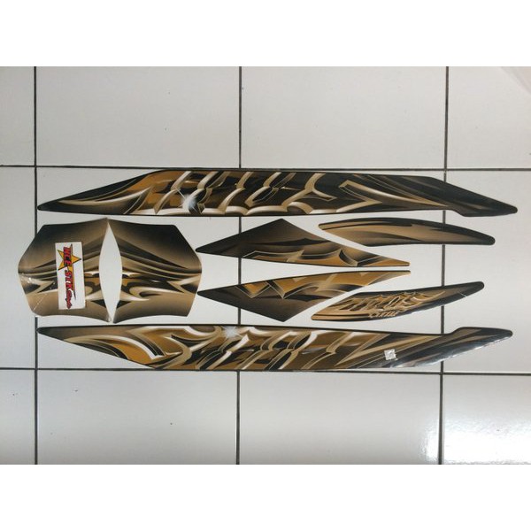 Stiker striping Yamaha Mio Soul 2010 hitam