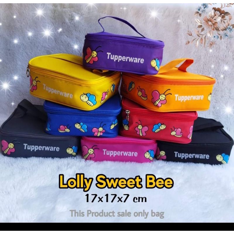 Tas bekal Lolly motif  Daun / Tas Lolly tupp / tas bekal Anak