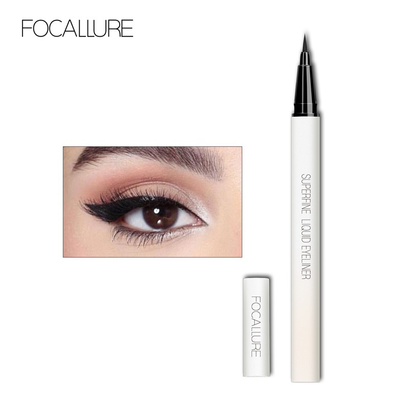 FOCALLURE Liquid eyeliner black superfine eye liner easy to use FA91 ...