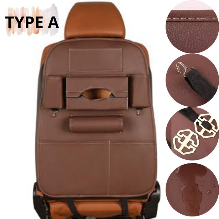 Car Seat Organizer/CAR BAG SEAT/Organizer Mobil/CAR SEAT ORGANIZER KULIT