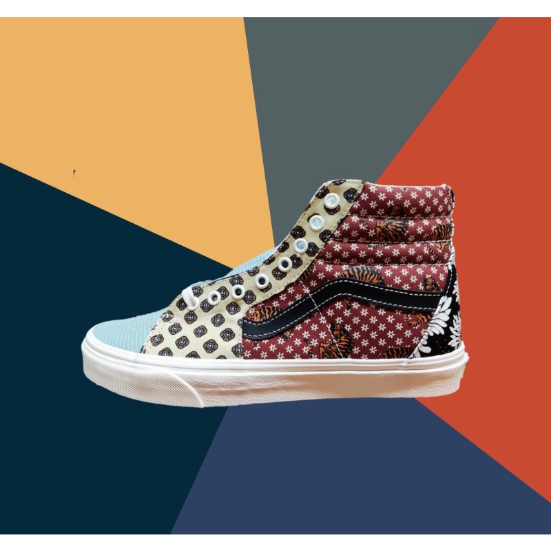 VANS SK8 HI TIGER PATCHWORK - RESMI PT NAVYA