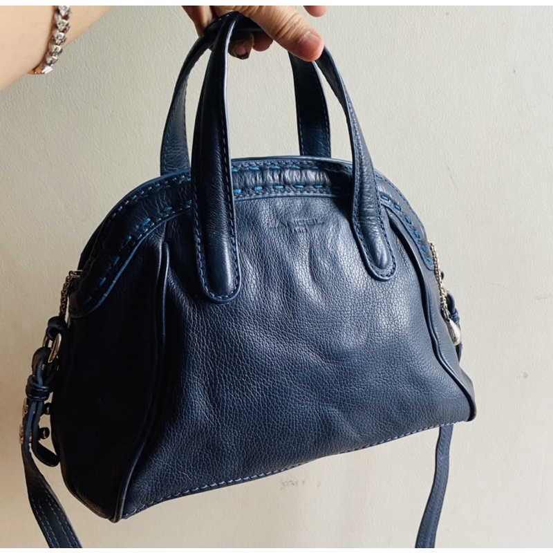 Lancel Blue Leather