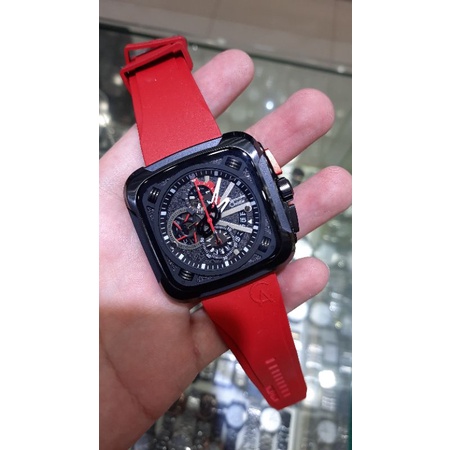 JAM PRIA ALEXANDRE CHRISTIE ORIGINAL AC 6577 RUBBER RED BLACK