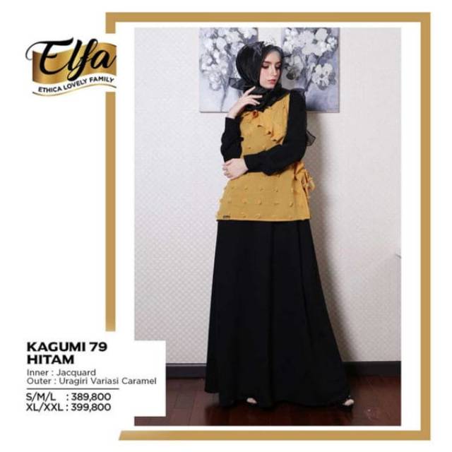 Gamis Ethica Kagumi 79 Hitam L