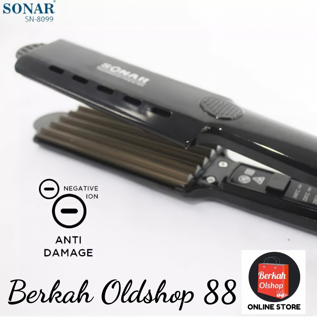 TERLARIS !!! Catokan Lurus Dan Gerigi Sonar SN 8099 , Catokan Genteng , Catokan Salon, catok curly