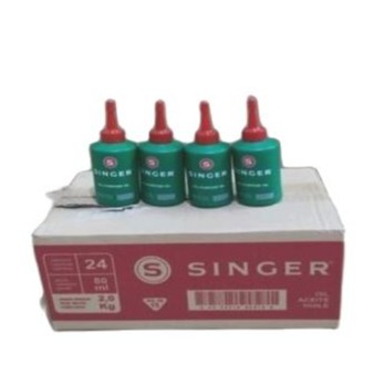 COD 1 dus (24 botol) Minyak Singer 80 ML Pelumas Mesin Jahit Original Minyak Mesin Singer