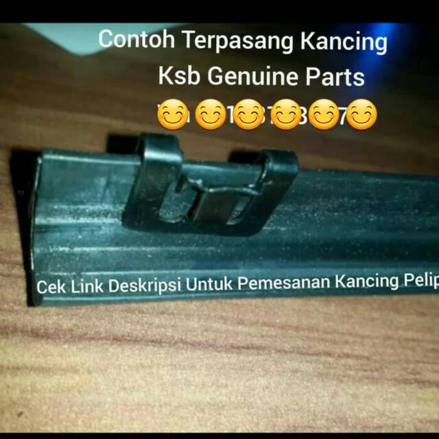 Pelipit Kaca Luar Mobil Universal Weather Strip Water Strip Karet Kaca Luar Panjang 85CM Lebar 2,5cm