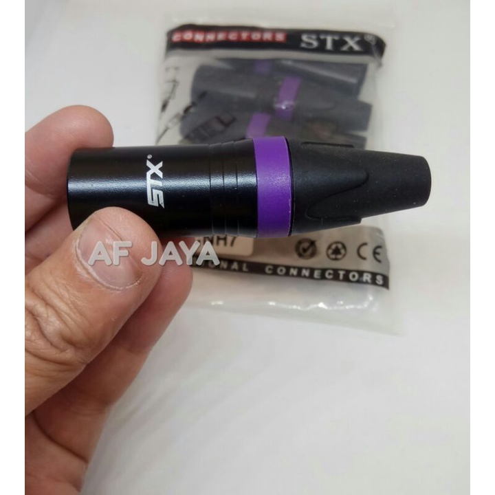 Jack Canon XLR Male STX