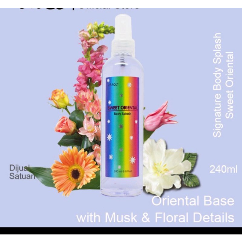 BODY SPLASH ASCO SWEET ORIENTAL 240ML