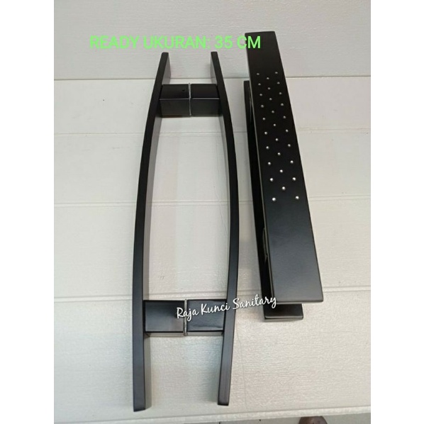 Pull Handle Starck Hitam 212-35/45 Cm Stainless /Gagang Pintu Kotak Stainless Stell Hitam