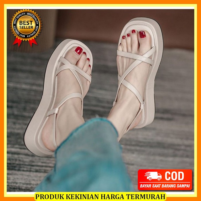 Sandal Wanita Calbi Terbaru/Sandal Wedges Calbi Murah Sendal Wadges Wanita Sandal Wanita Terbaru Weg
