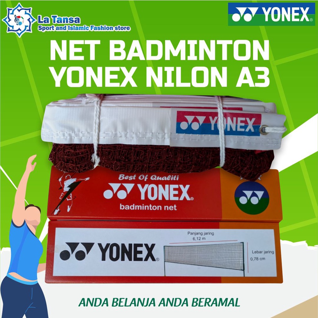 NET BULU TANGKIS YONEX NILON A3