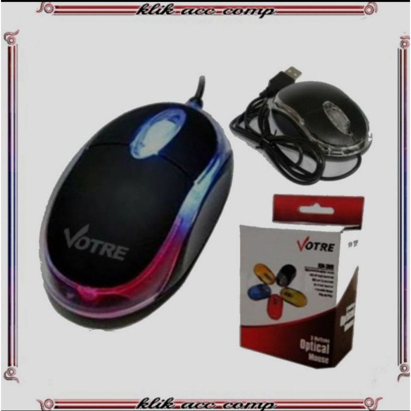 VOTRE Keyboard Mouse USB kb 2308 - HITAM/keyboard plus mouse votre