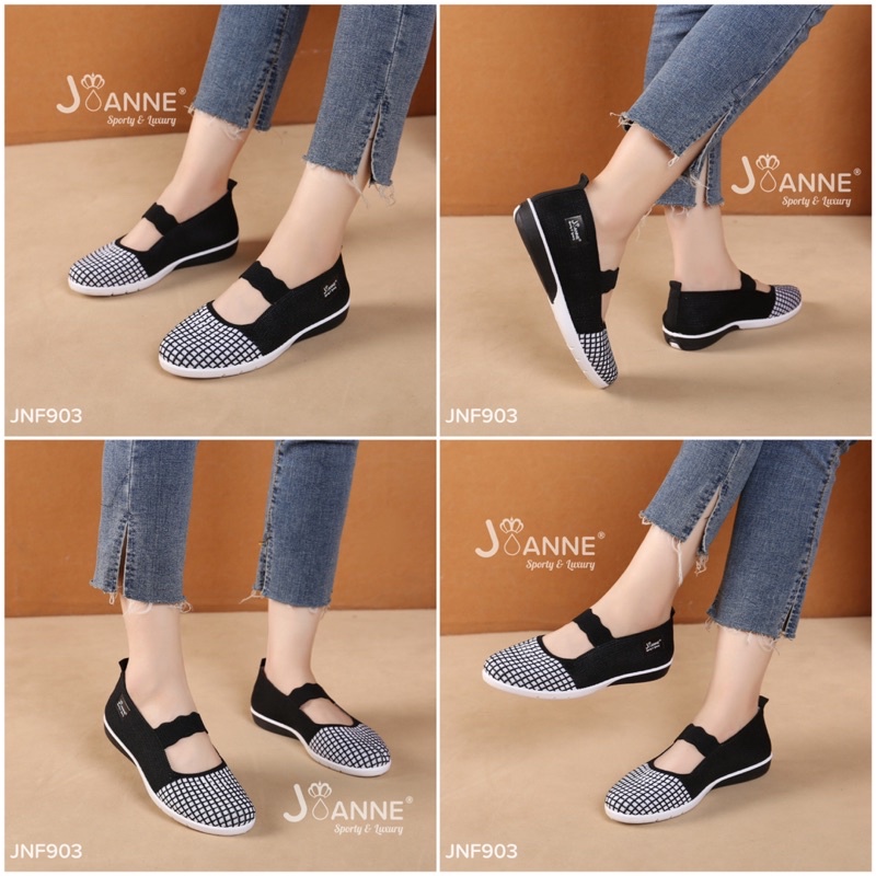 RESTOCK! [ORIGINAL] JOANNE FlyKnit Flats Shoes Sepatu Wanita #JNF903