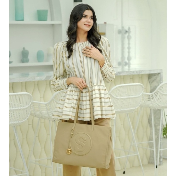 Aaliya Nylon Tote Bag - BUTTONSCARVES