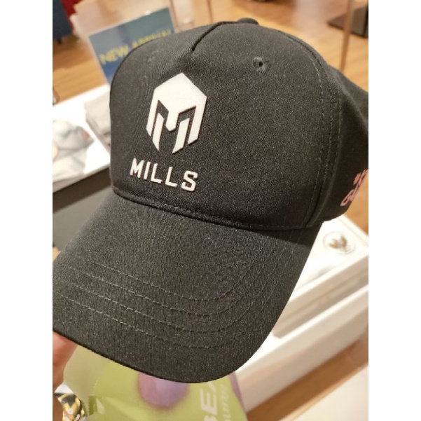 Topi Baseball MILLS Hitam ORIGINAL