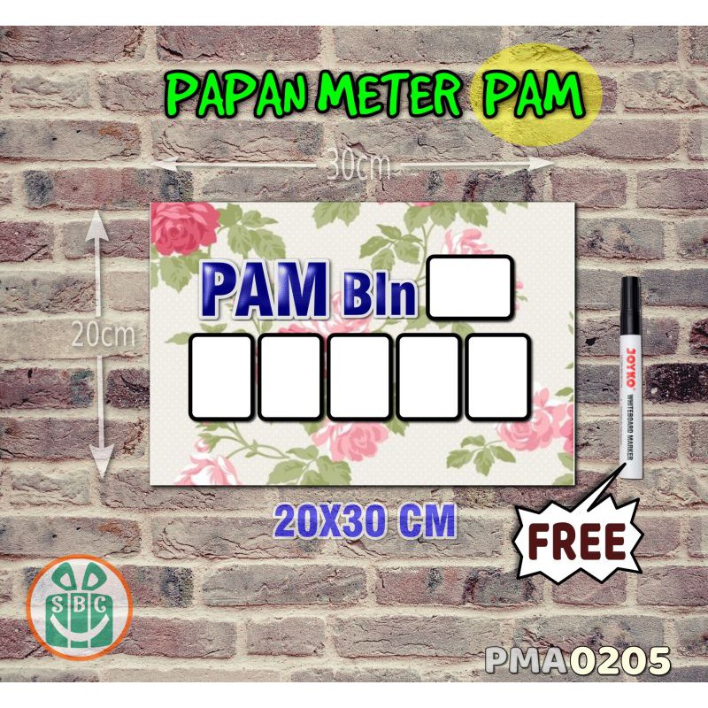 

Stokastik Papan Meter Listrik PLN PAM motif Unik - Shabby 05