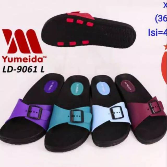 PROMO!!! Sandal Yumeida Wanita Tali Gesper - High Quality