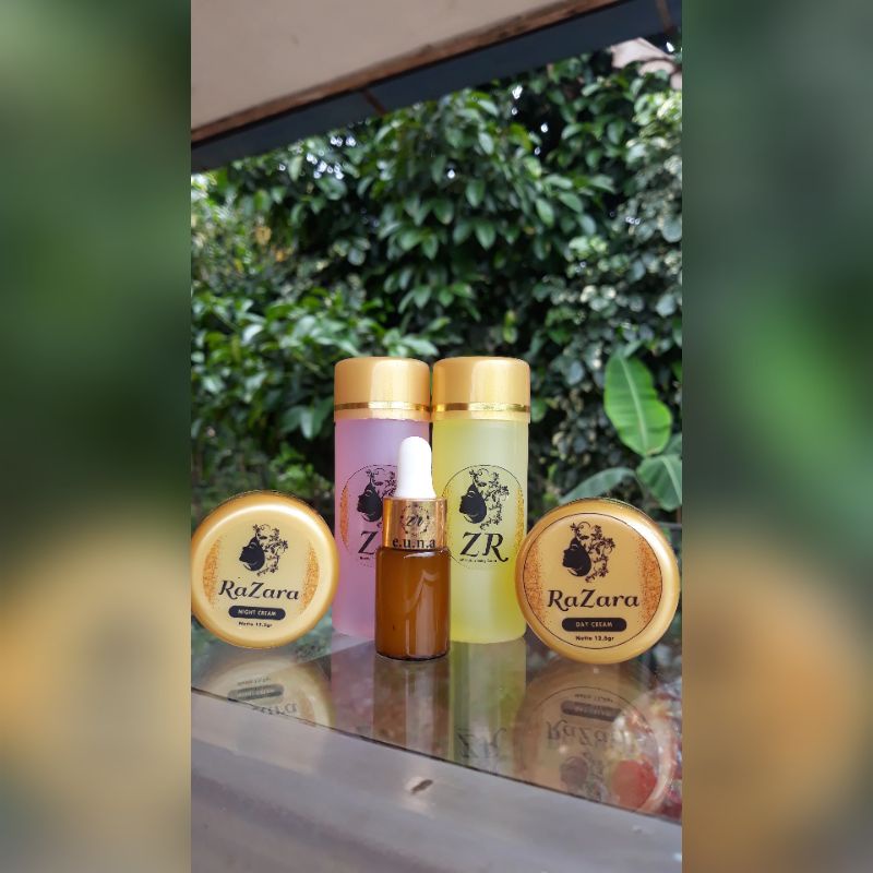 RAZARA SKINCARE/ZR SKINCARE PAKET GLOW WHITE ISI 5