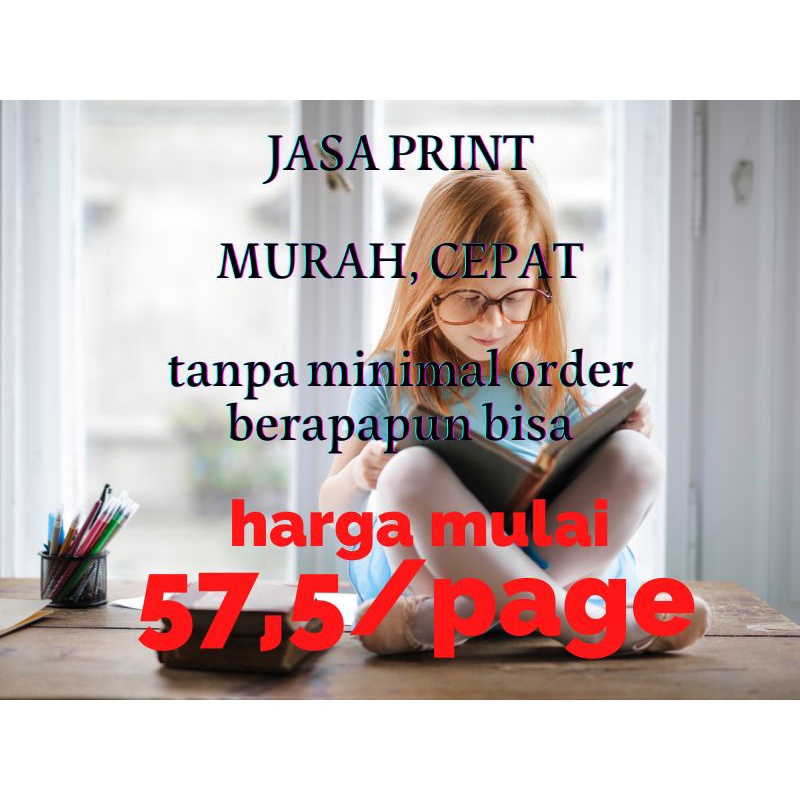 

Jasa Print buku/cetak buku/MURAH, CEPAT, tanpa minimal order, FREE pembatas dan wrapping (cover terpisah)