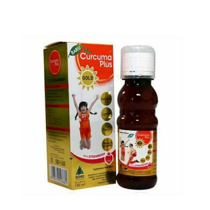 curcuma plus gold strawberry 100ml