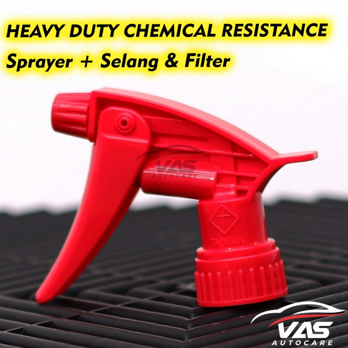 BISA COD Trigger Sprayer Heavy Duty Chemical Resistant Spray Resistance Head