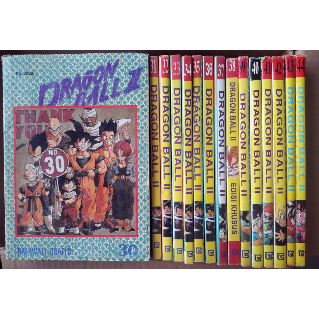 Dragon Ball II by Akira Toriyama Buku Komik Rajawali Grafiti Jadul Cabutan