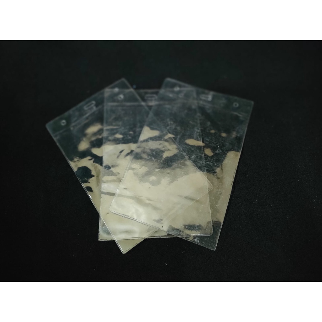 

plastik id card holder / lanyard / name tag pameran 120x170mm