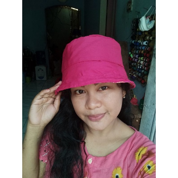 BUCKET HAT KOMBINASI/TOPI PANTAI