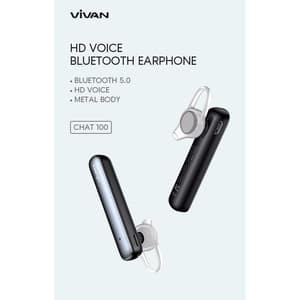 Vivan Chat 100 Bluetooth Headset Handsfree V5.0 HD Voice