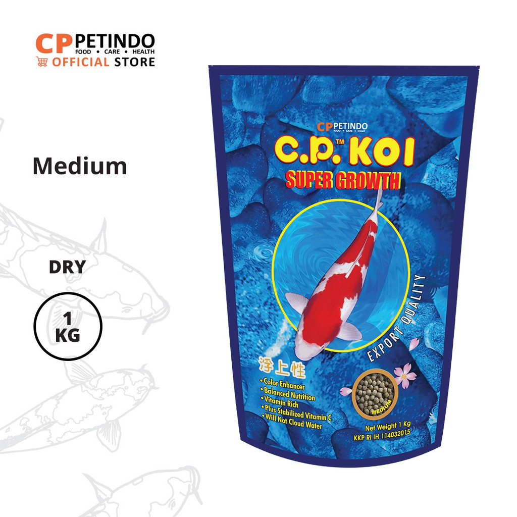 CPPETINDO CP Koi 5 mm Fish Food – 1 Kg