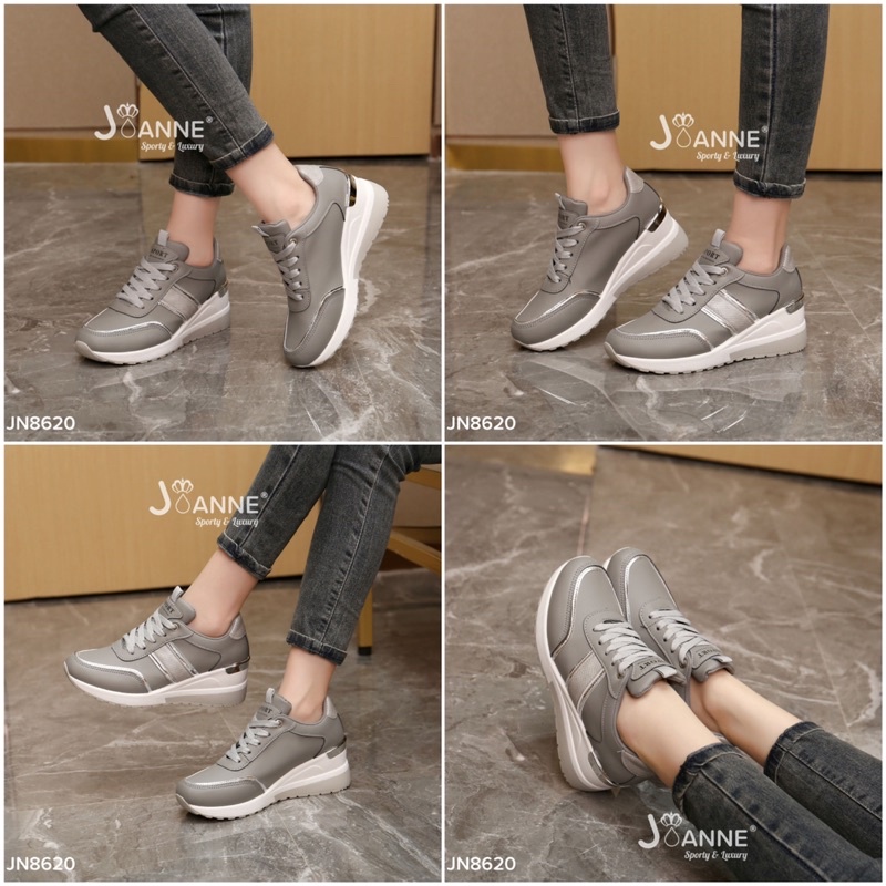 RESTOCK! [ORIGINAL] JOANNE Sporty Wedges Sneakers Shoes Sepatu Wanita #JN8620