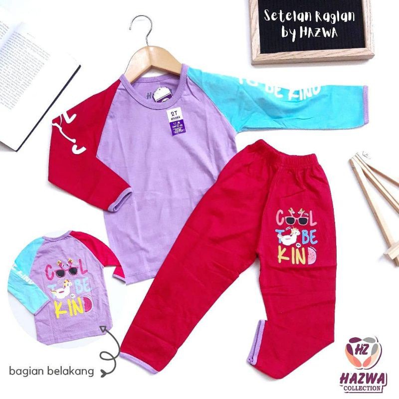 SET RAGLAN BOY & GIRL HAZWA COLLECTION