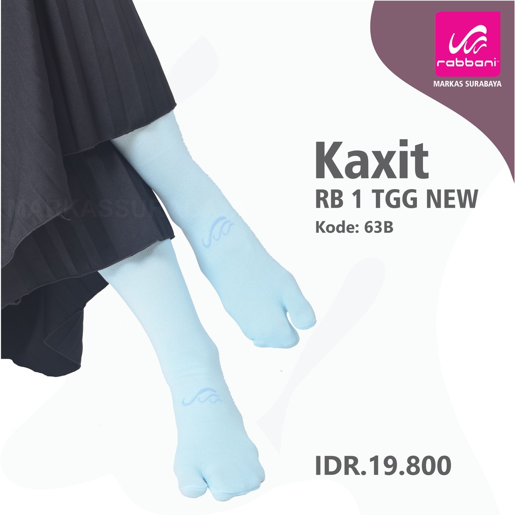 Kaos kaki tanggung jempol Rabbani-63B = Biru