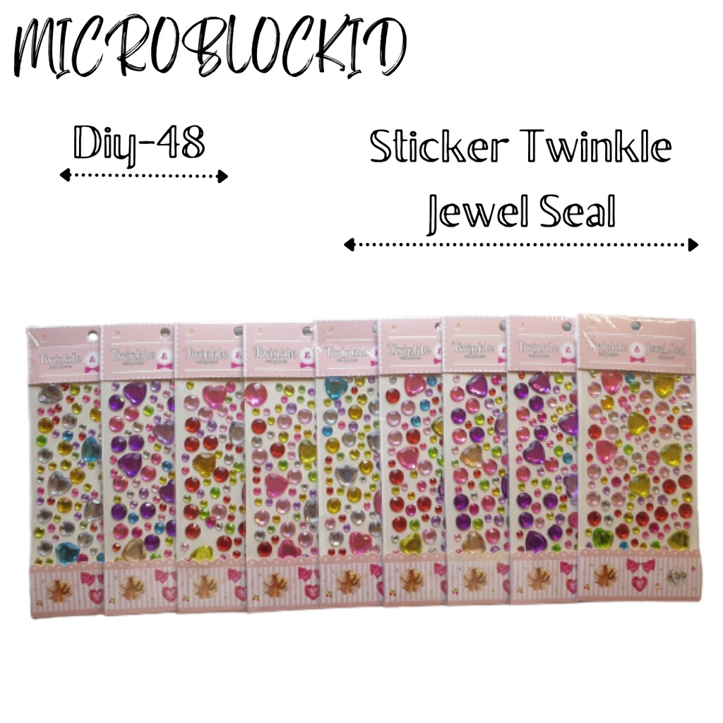 STICKER TWINKLE JEWEL SEAL STICKER CELLPHONE STIKER RESIN LOVE