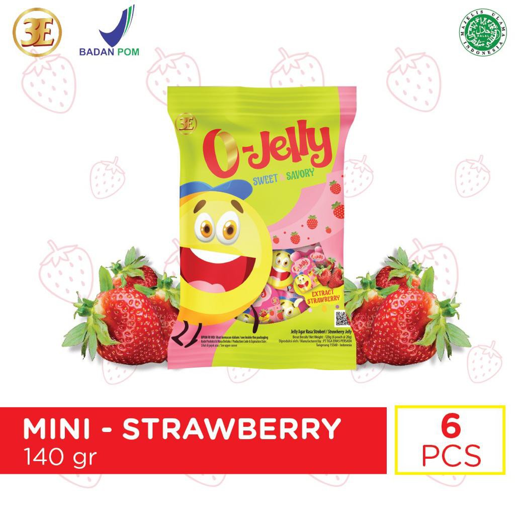 

O Jelly - Stroberi Mini Bag