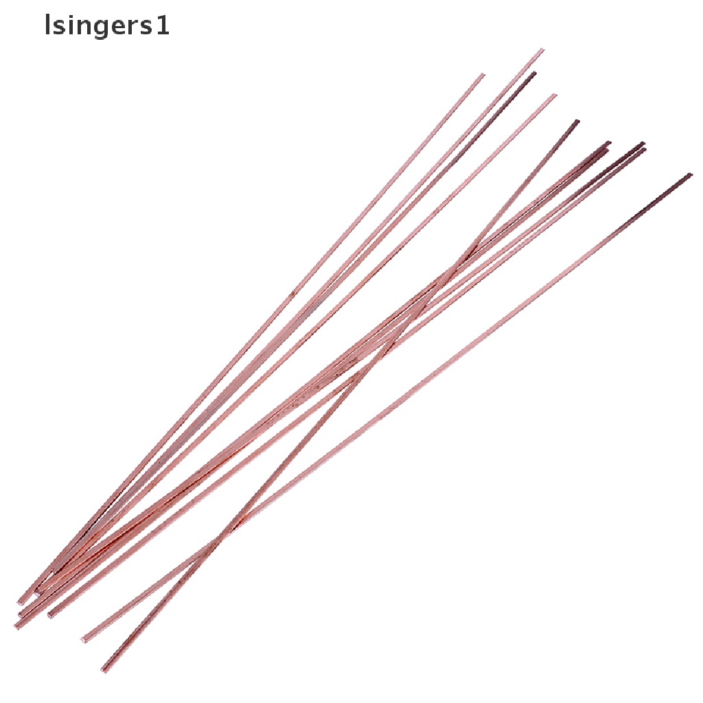 (lsingers1) 10pcs Batang Solder Suhu Rendah 3x1.3x400mm Untuk Las / Perbaikan Brazing