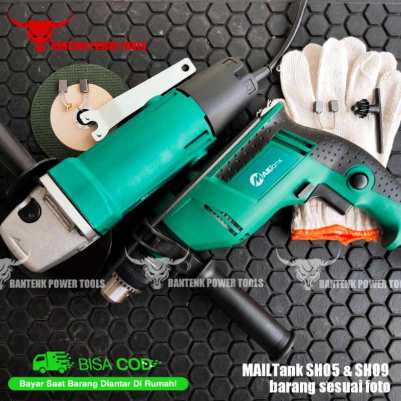 PAKET BOR 13MM MAILTANK DAN GERINDA MURAH MAILTANK BOR DAN GERINDA MAILTANK