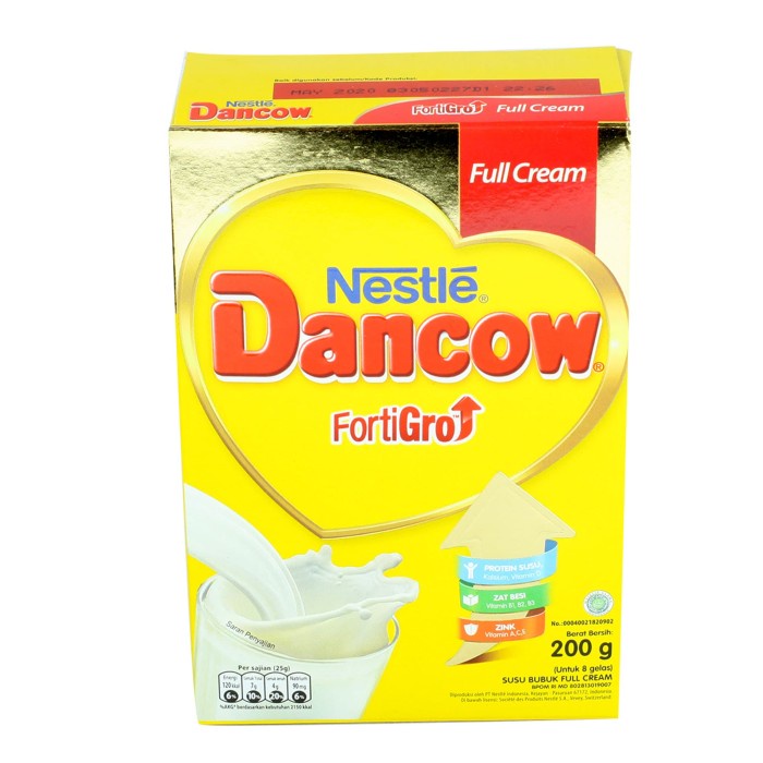 

DANCOW FORTIGROW SUSU BUBUK FULL CREAM 750GR